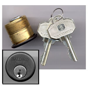 Cylinders - Baldwin mortise cylinder Cylinders - Baldwin mortise cylinder