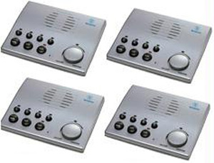 Intercom Systems - 4 Pack of 4 Channel Voice Intercom Systems - 4 Pack of 4 Channel Voice